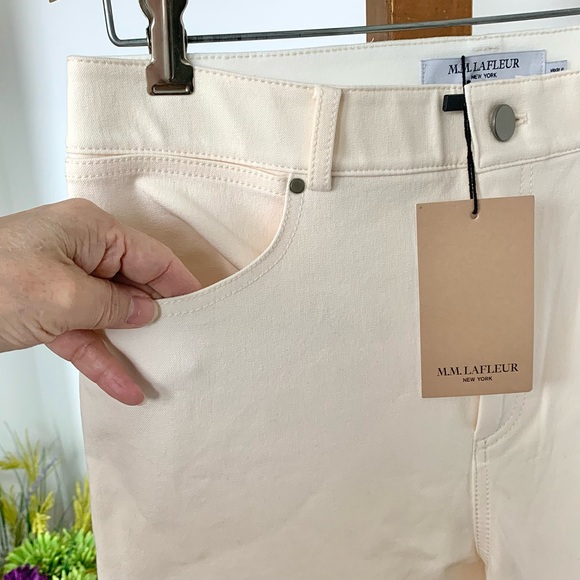 NWT M.M. LaFleur Archie Jean Tusk Cream - Picture 9 of 16